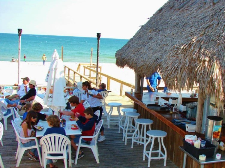 Blue Parrot best restaurant in st george island